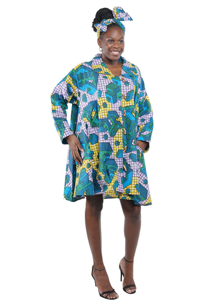 Toggle Button Ladies Dress