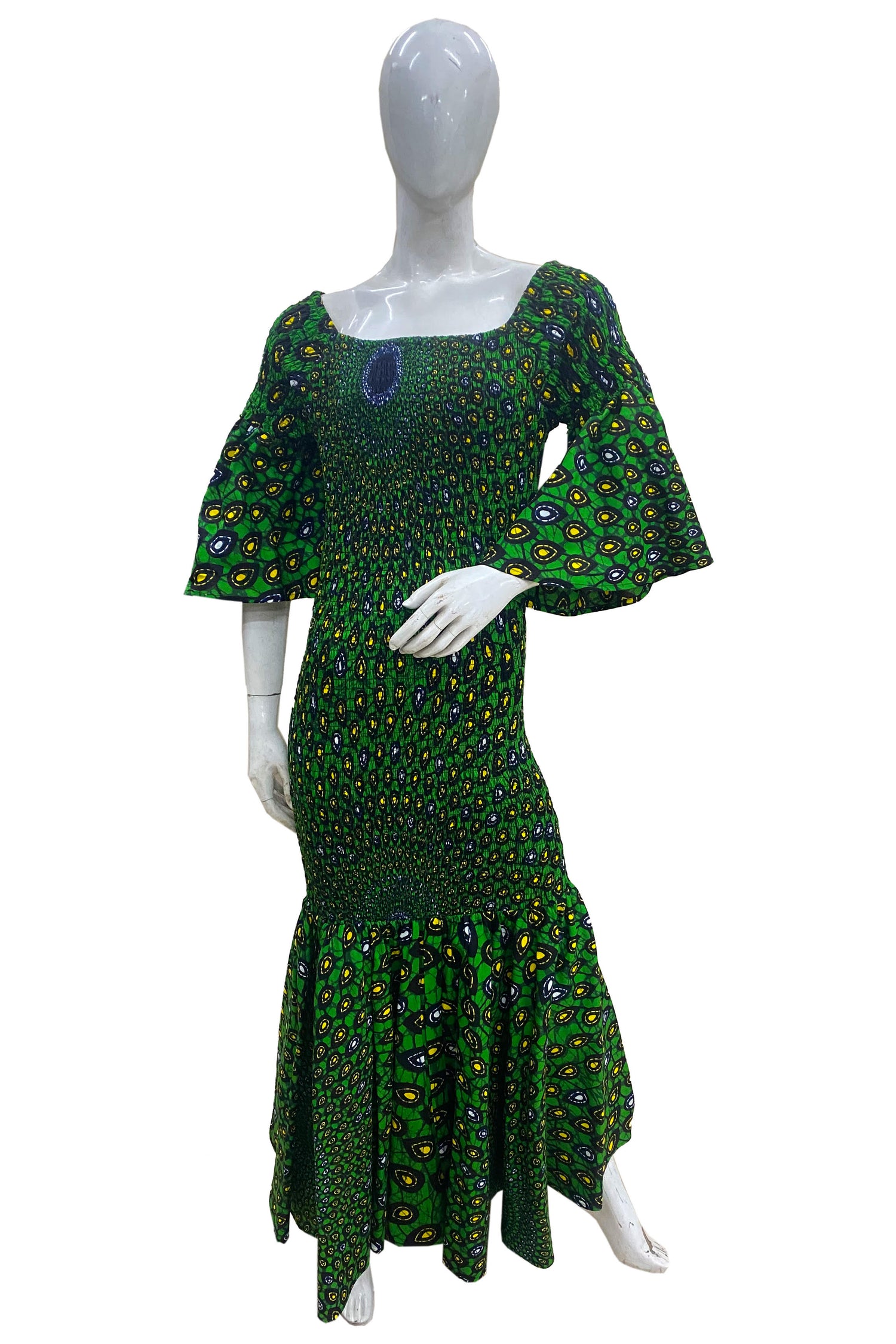 African Women Long Smoked Mermaid/Fish Tail Dress | One Size