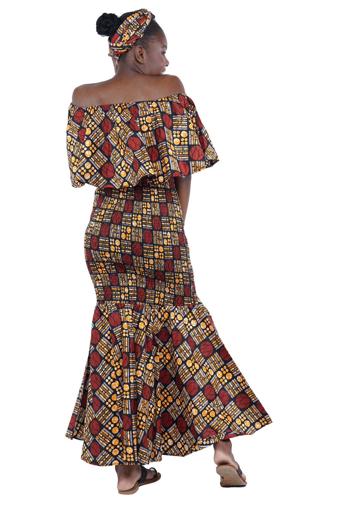 Ankara Long Smoked Mermaid/Fish Tail Dress