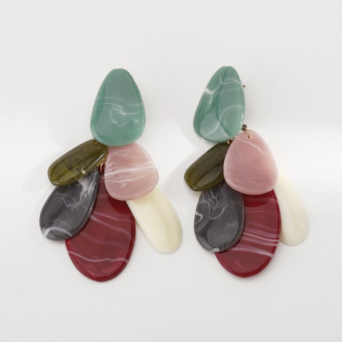 Colorful Water Drop Earrings