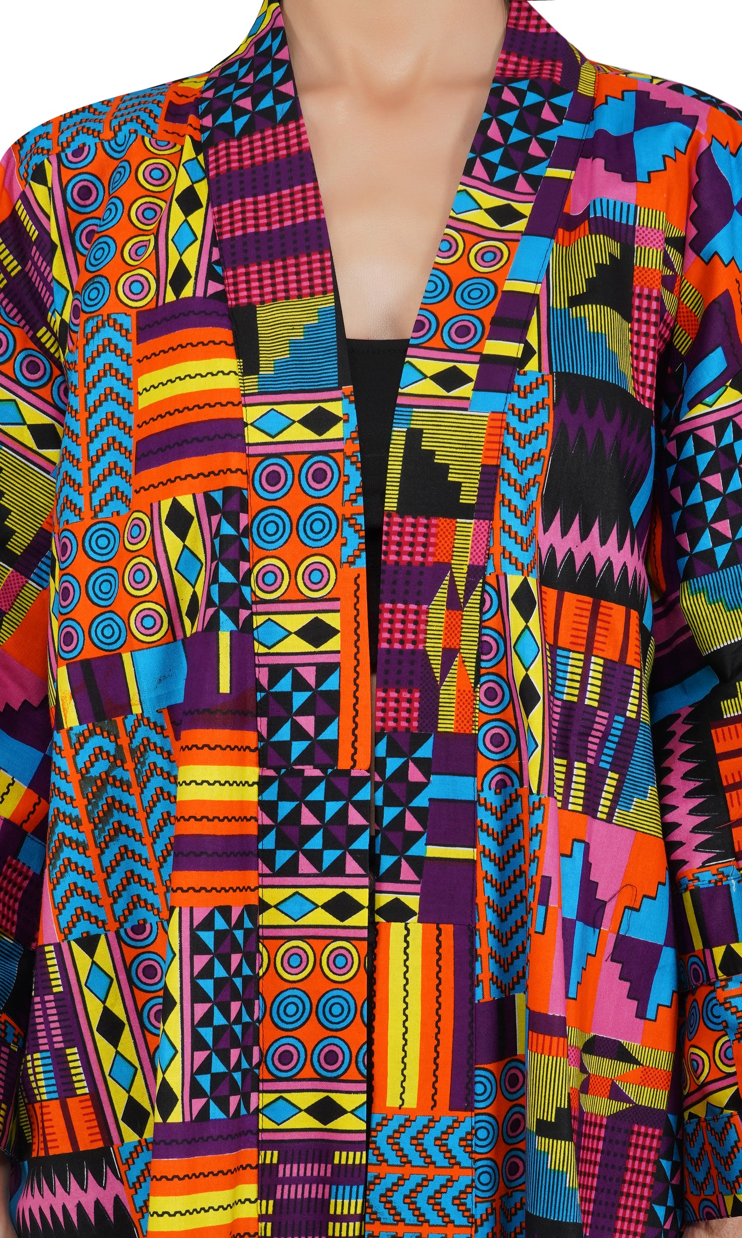 Ankara Long Duster | Robe | Kimono