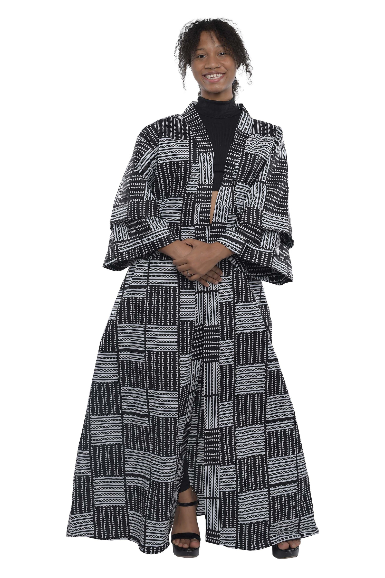 African Long Kimono | Robe | Duster | One Size
