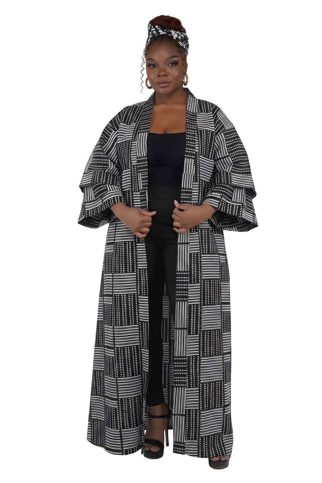 African Long Kimono | Robe | Duster | One Size