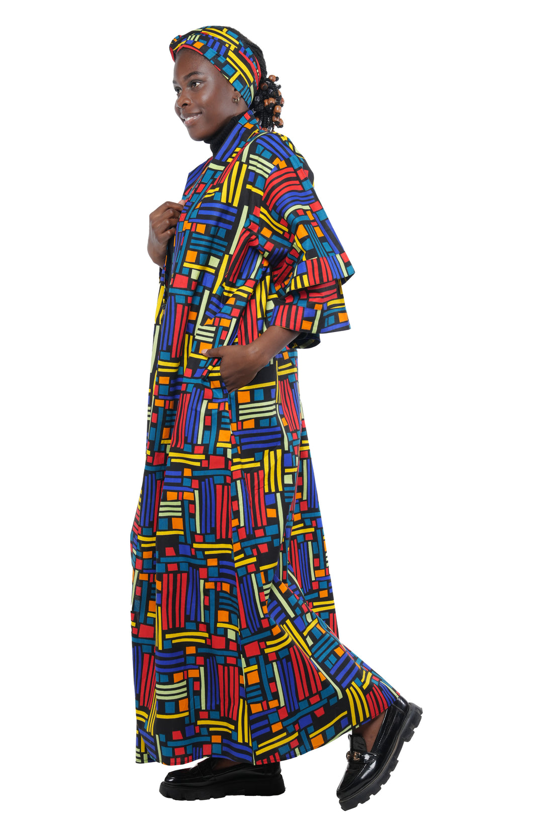 Ankara Long Duster | Robe | Kimono