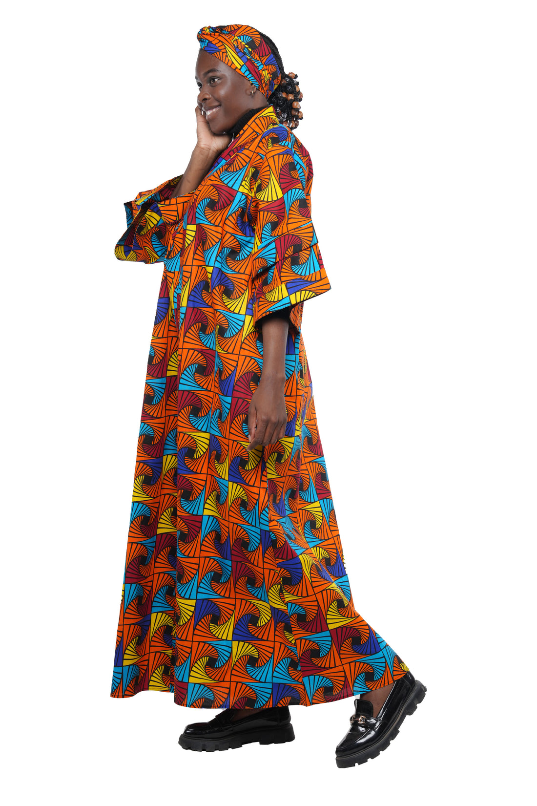 Ankara Long Duster | Robe | Kimono