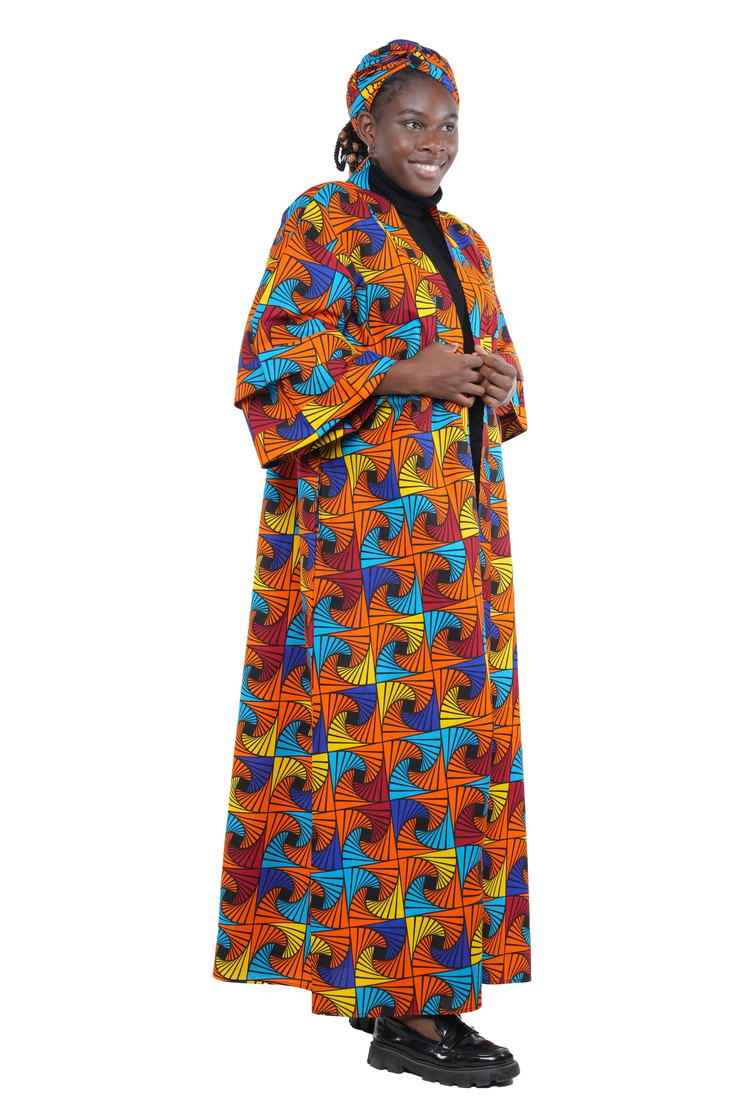 Ankara Long Duster | Robe | Kimono