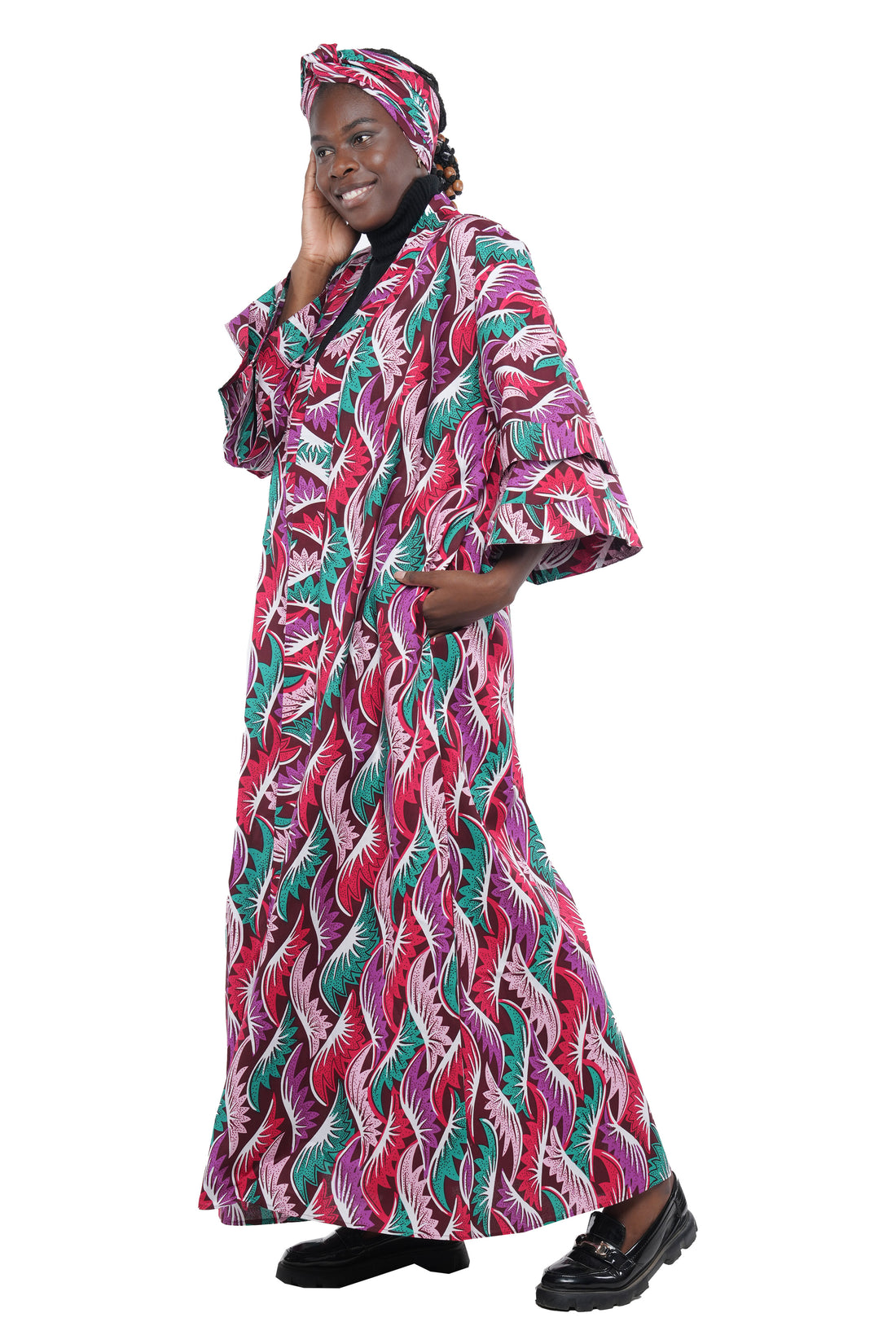 Ankara Long Duster | Robe | Kimono