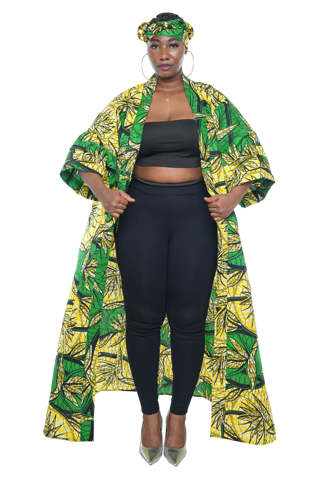 Ankara Long Duster | Robe | Kimono