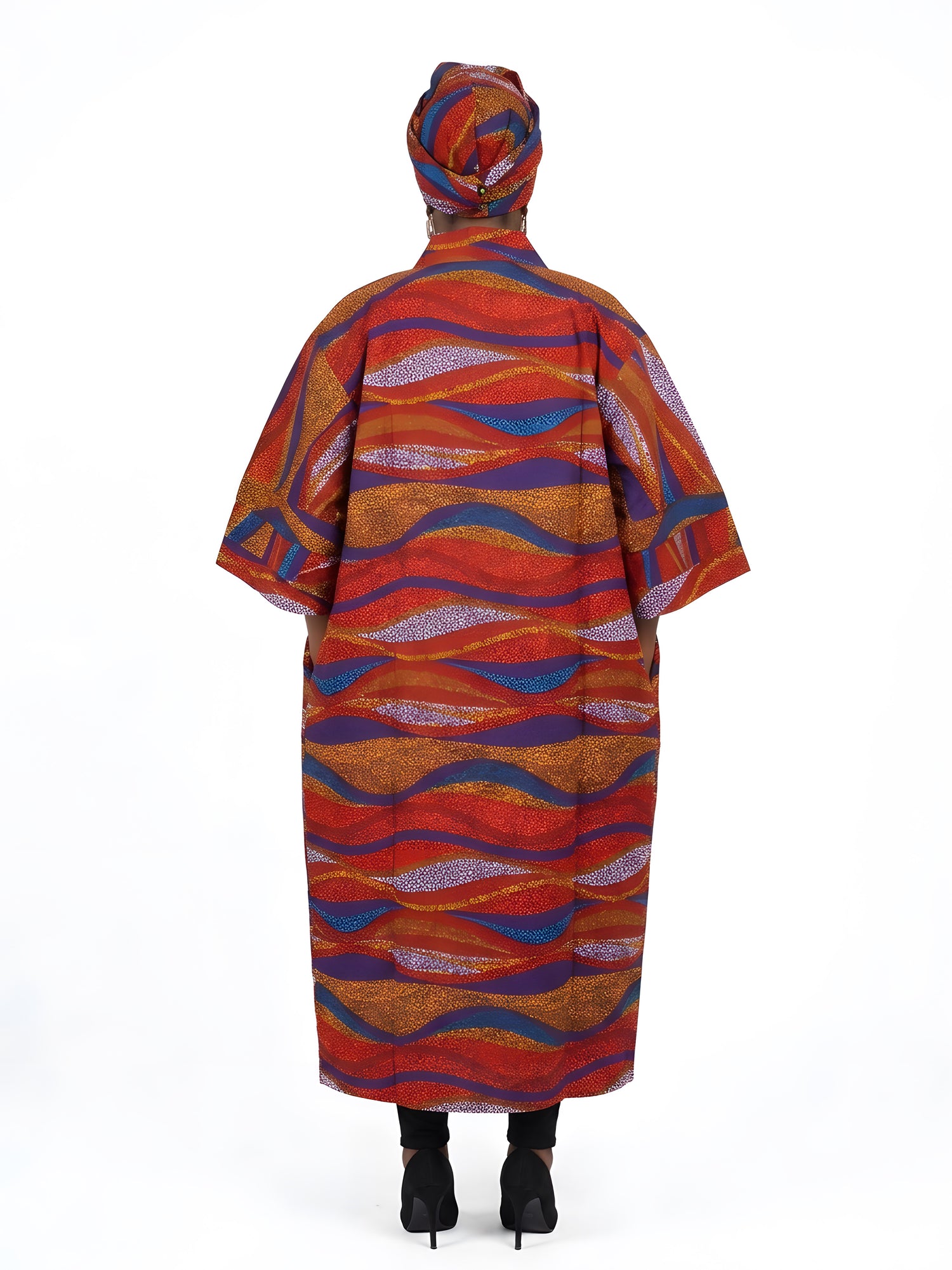 African Long Kimono | Robe | Duster | One Size