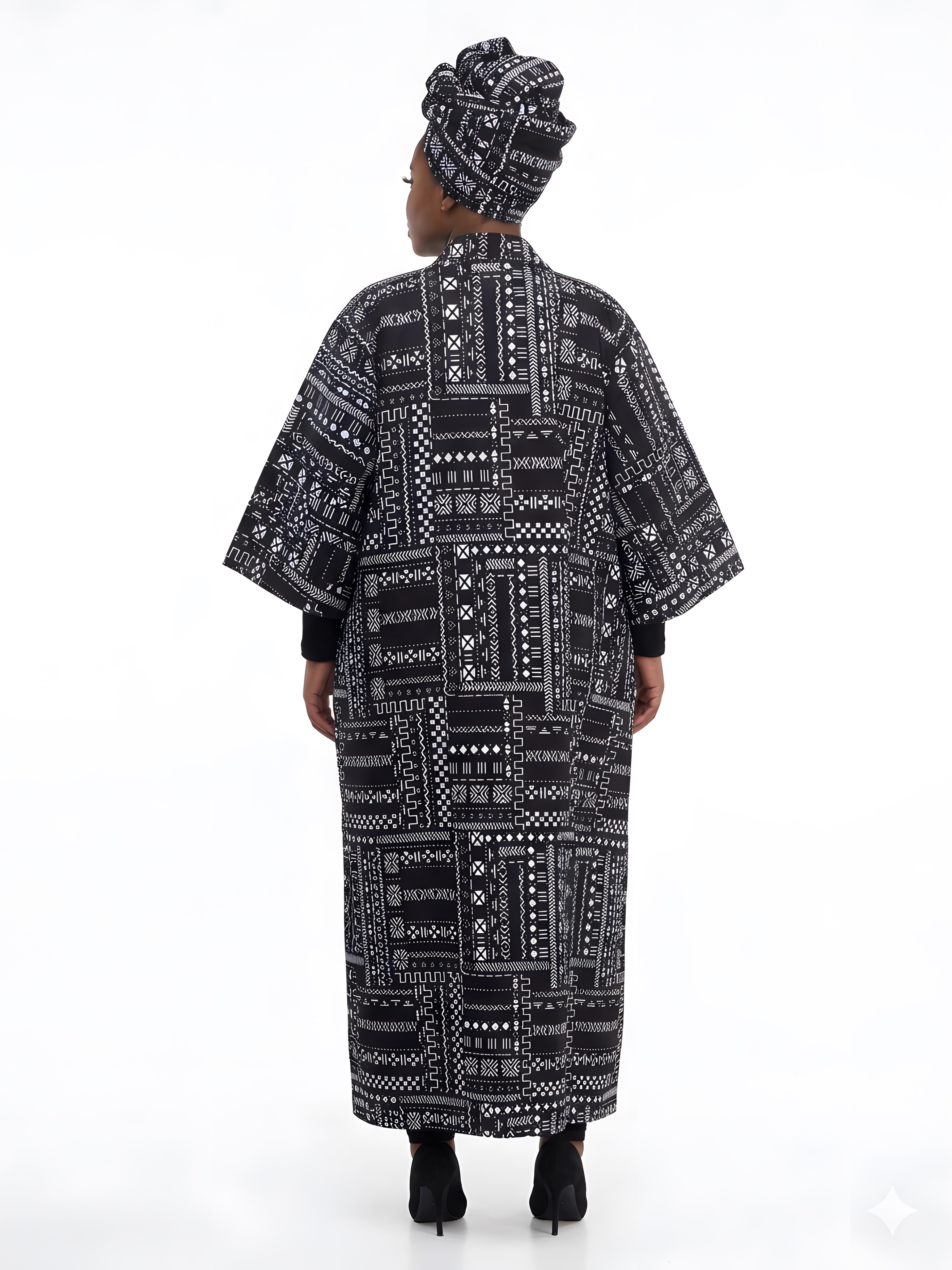 African Long Kimono | Robe | Duster | One Size