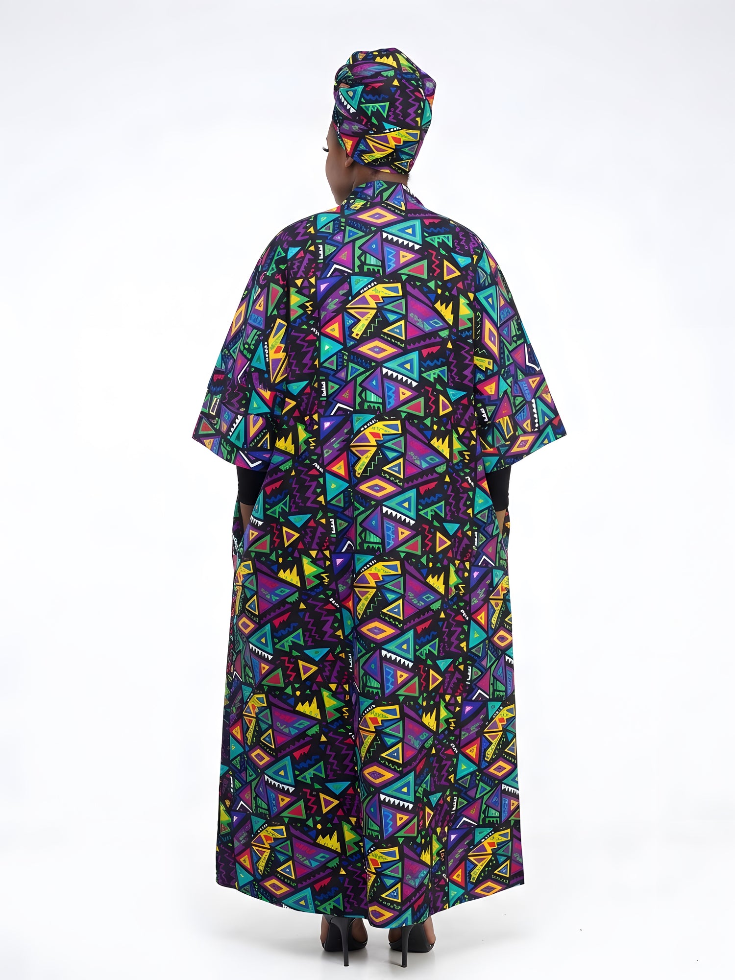 African Long Kimono | Robe | Duster | One Size