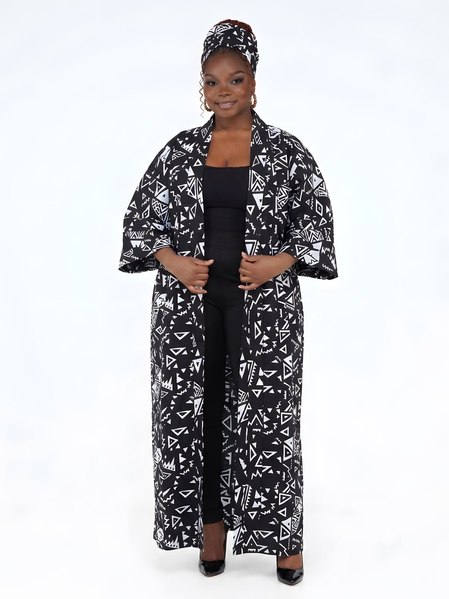 African Long Kimono | Robe | Duster | One Size