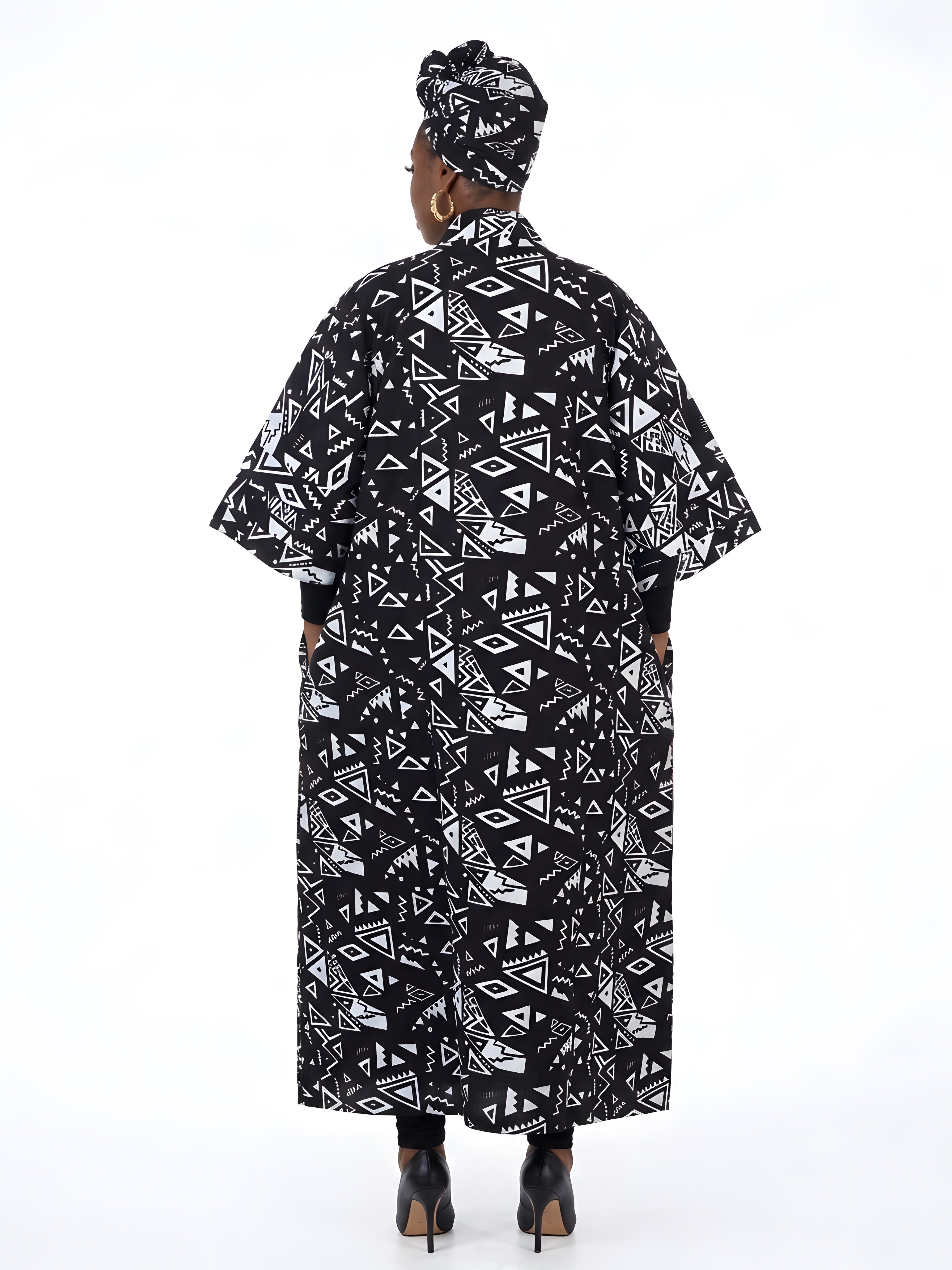 African Long Kimono | Robe | Duster | One Size