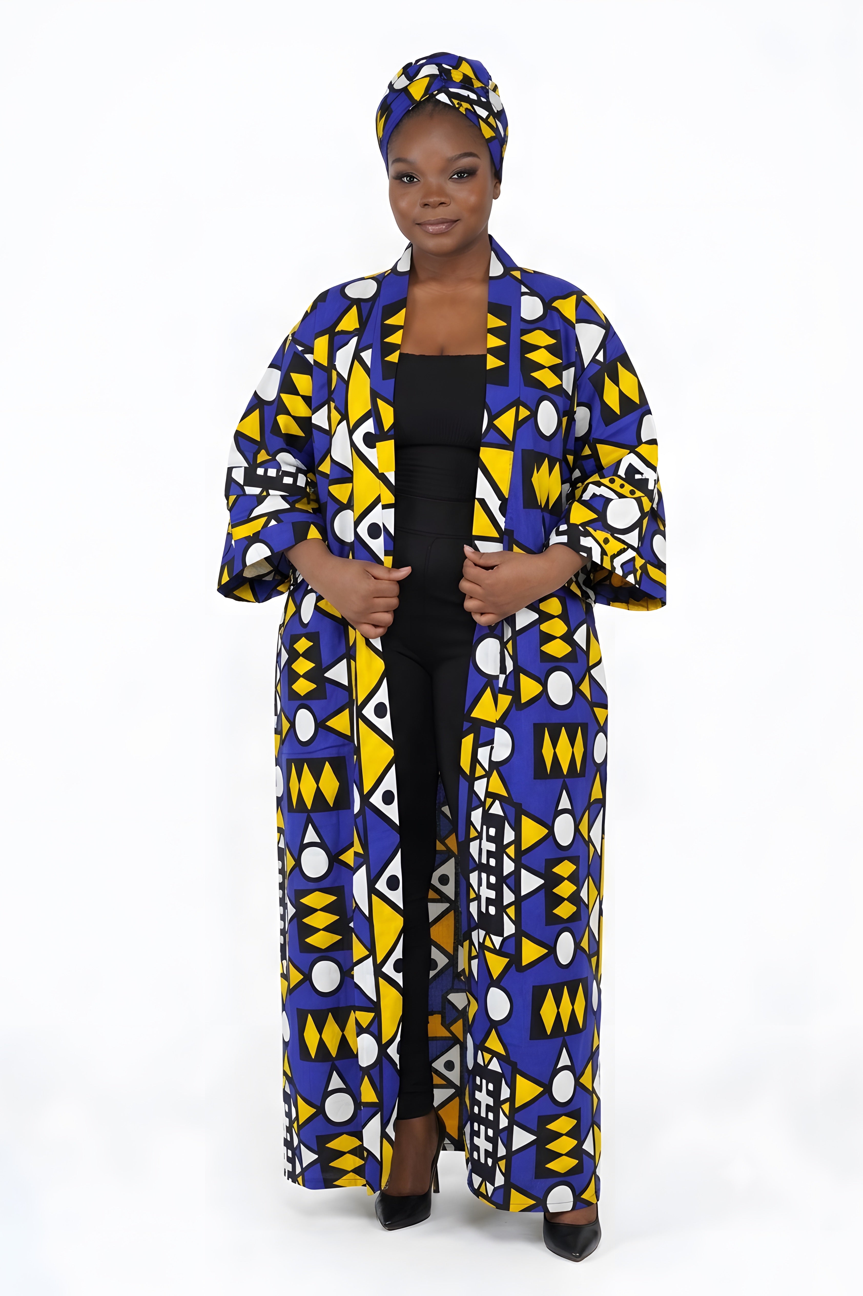 African Long Kimono | Robe | Duster | One Size