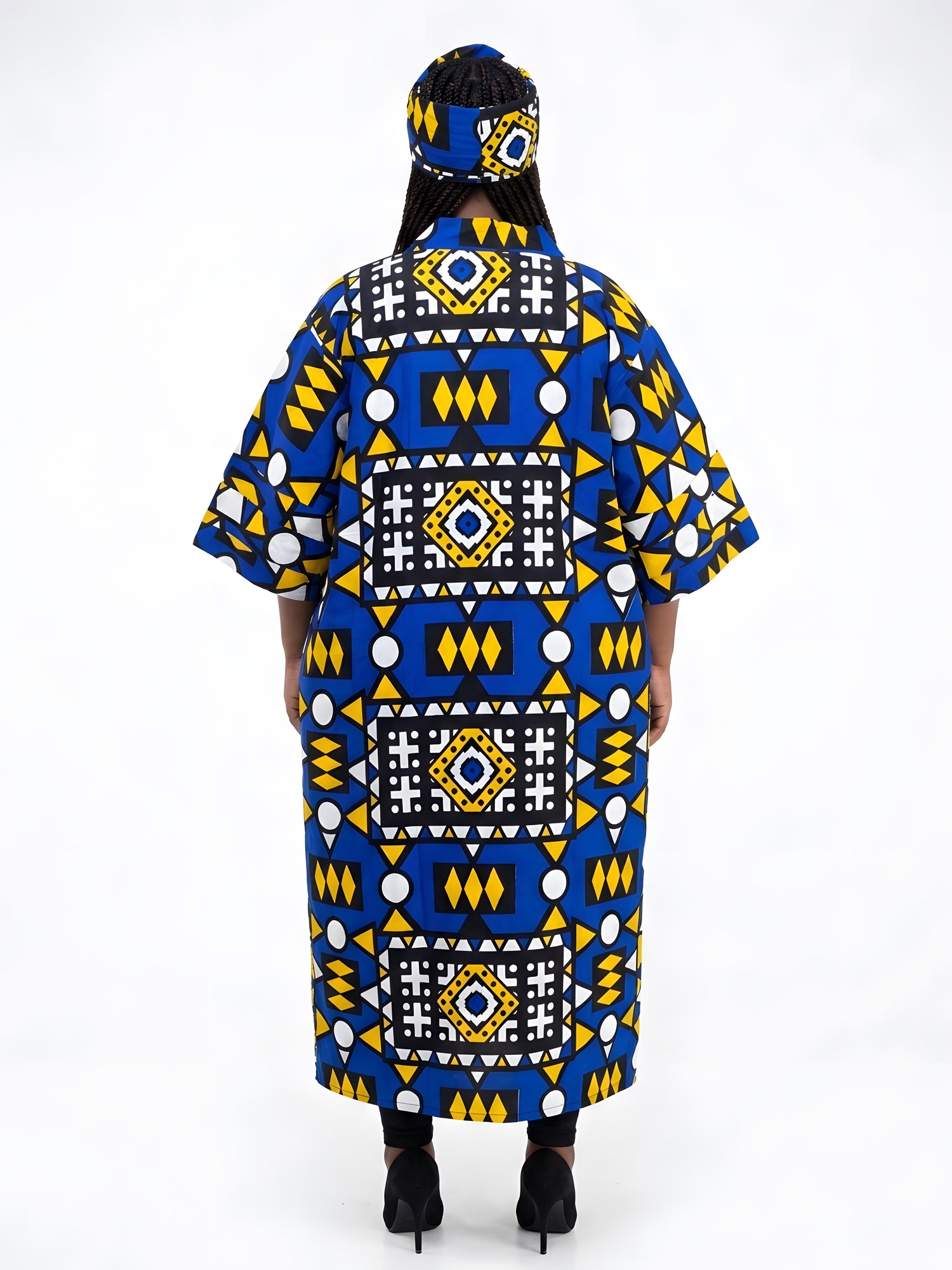 African Long Kimono | Robe | Duster | One Size