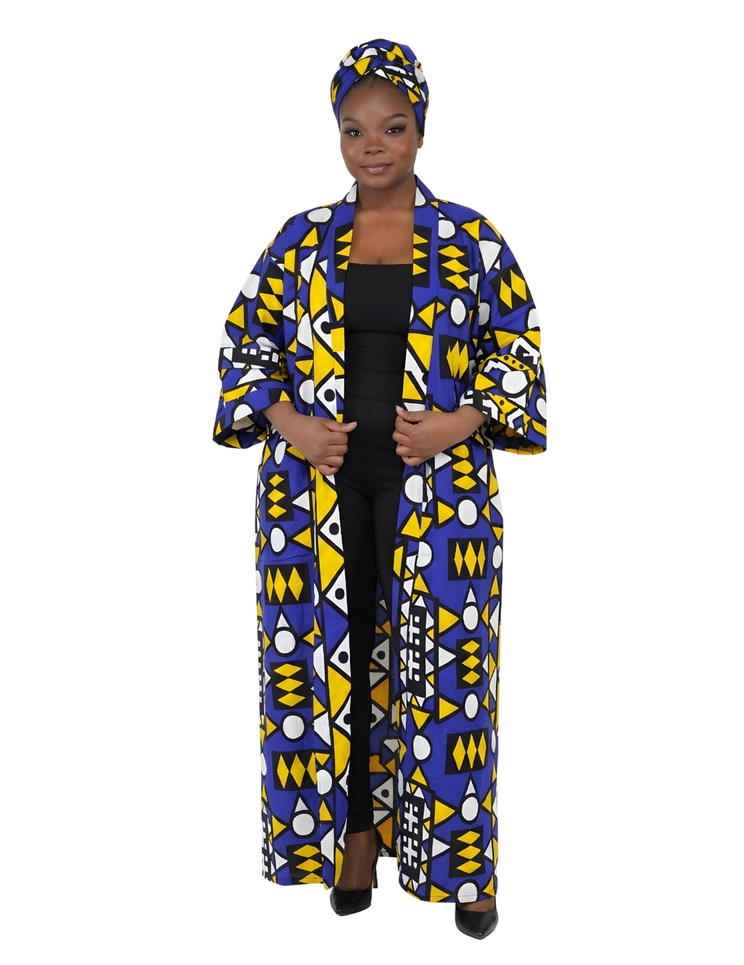 African Long Kimono | Robe | Duster | One Size