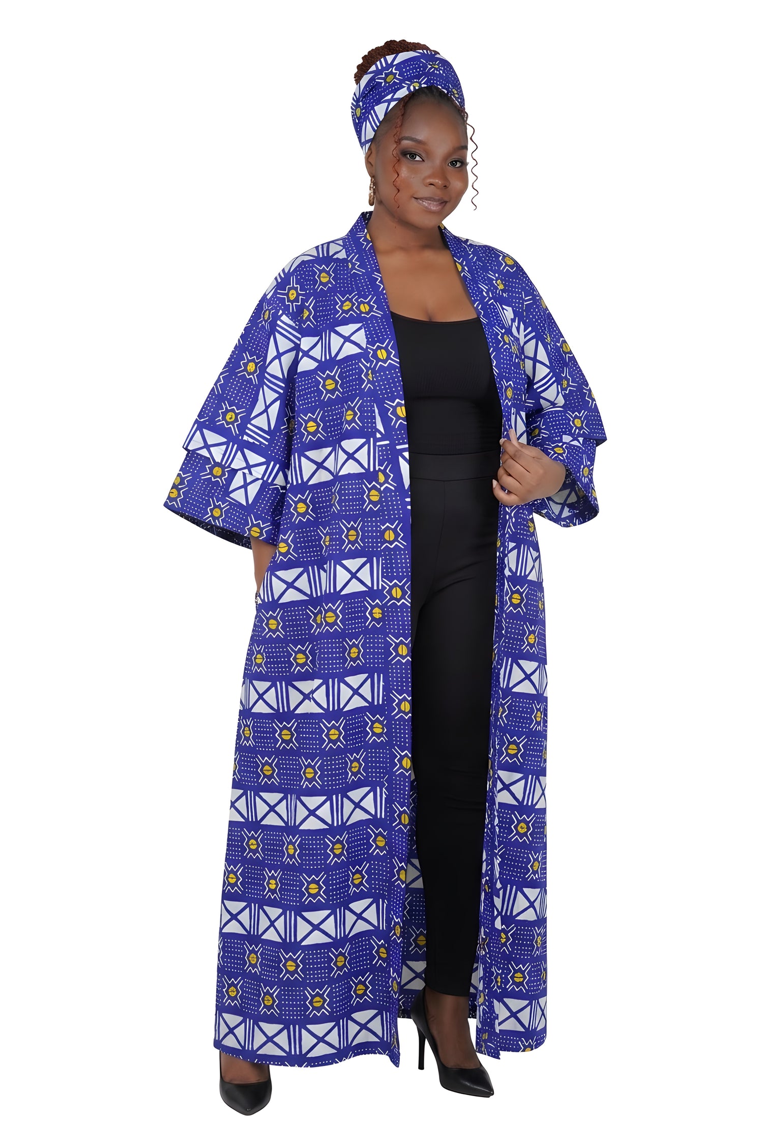 African Long Kimono | Robe | Duster | One Size