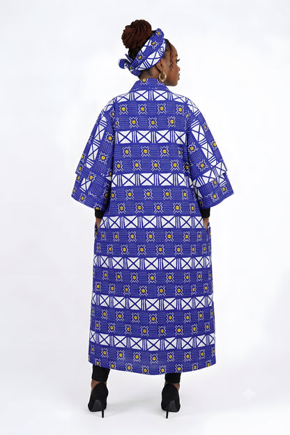 African Long Kimono | Robe | Duster | One Size