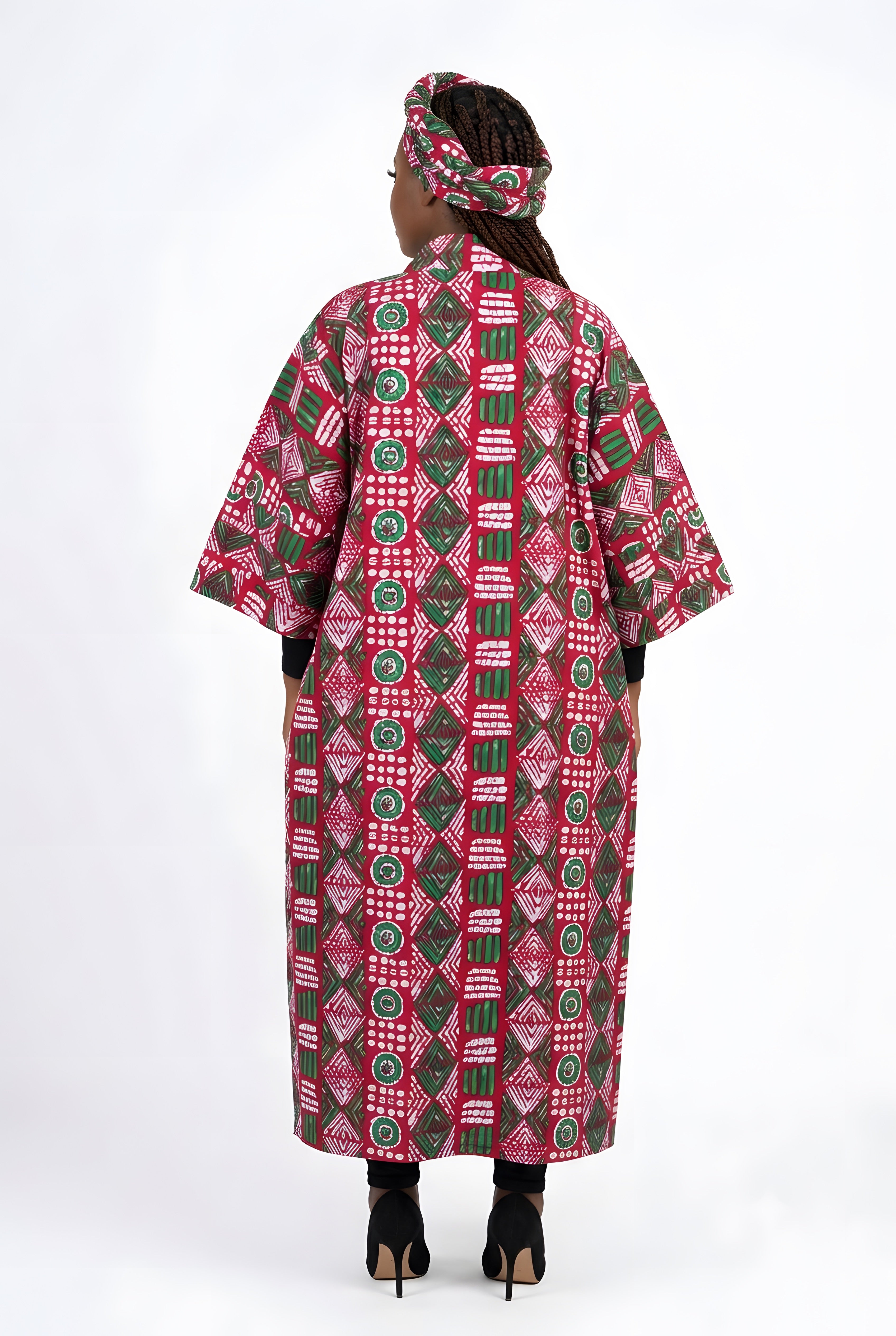 African Long Kimono | Robe | Duster | One Size