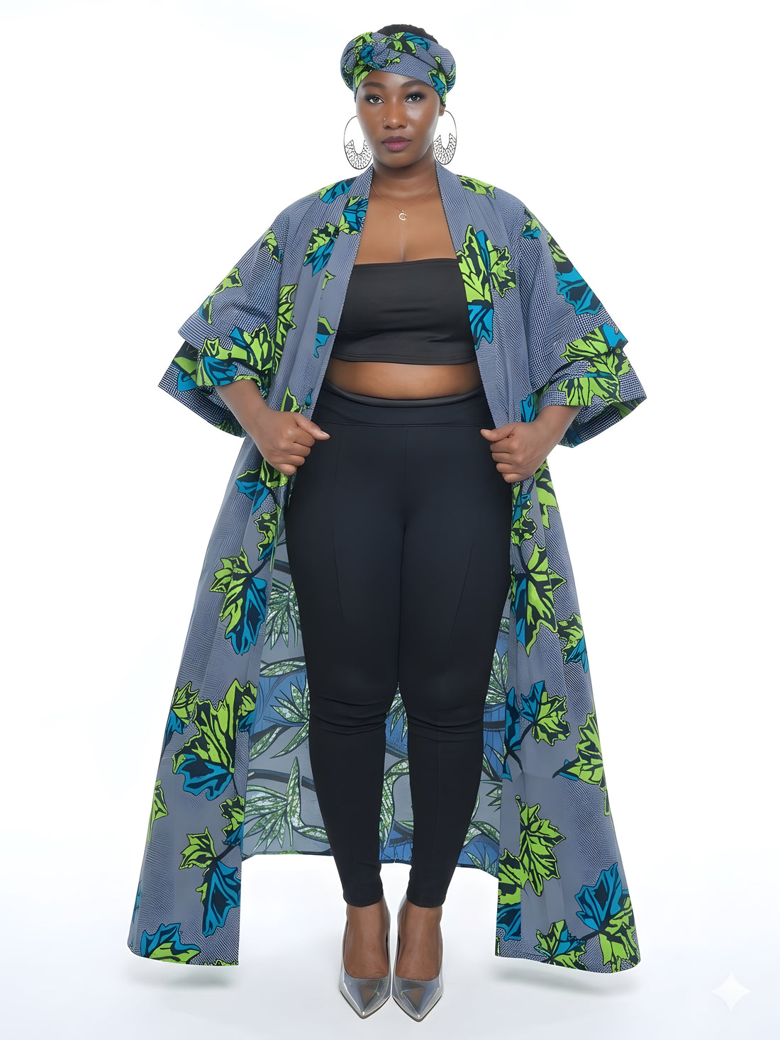 African Long Kimono | Robe | Duster | One Size