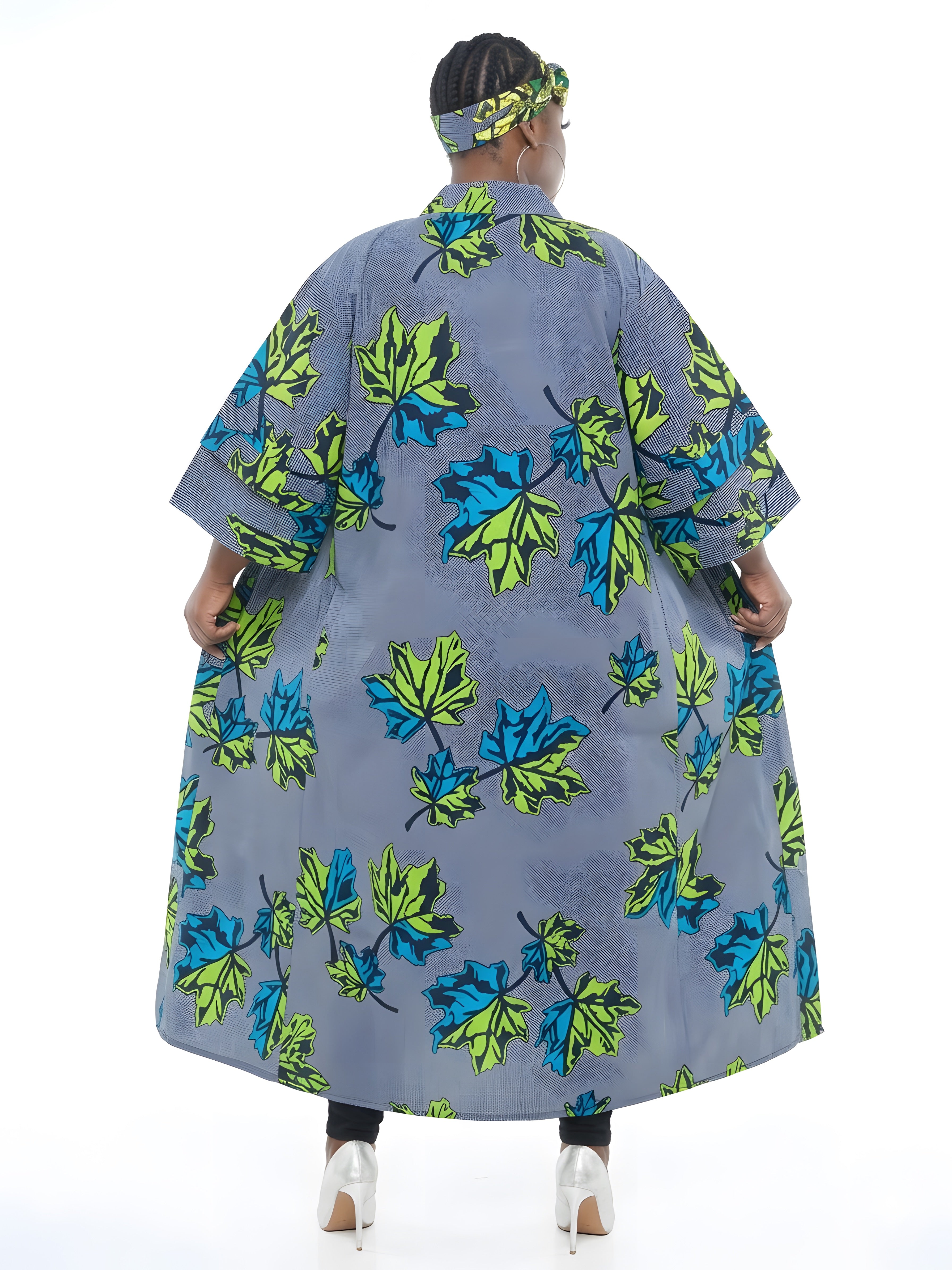 African Long Kimono | Robe | Duster | One Size
