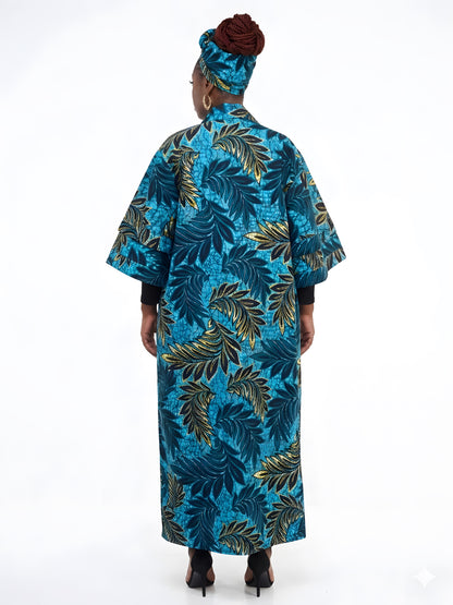 African Long Kimono | Robe | Duster | One Size