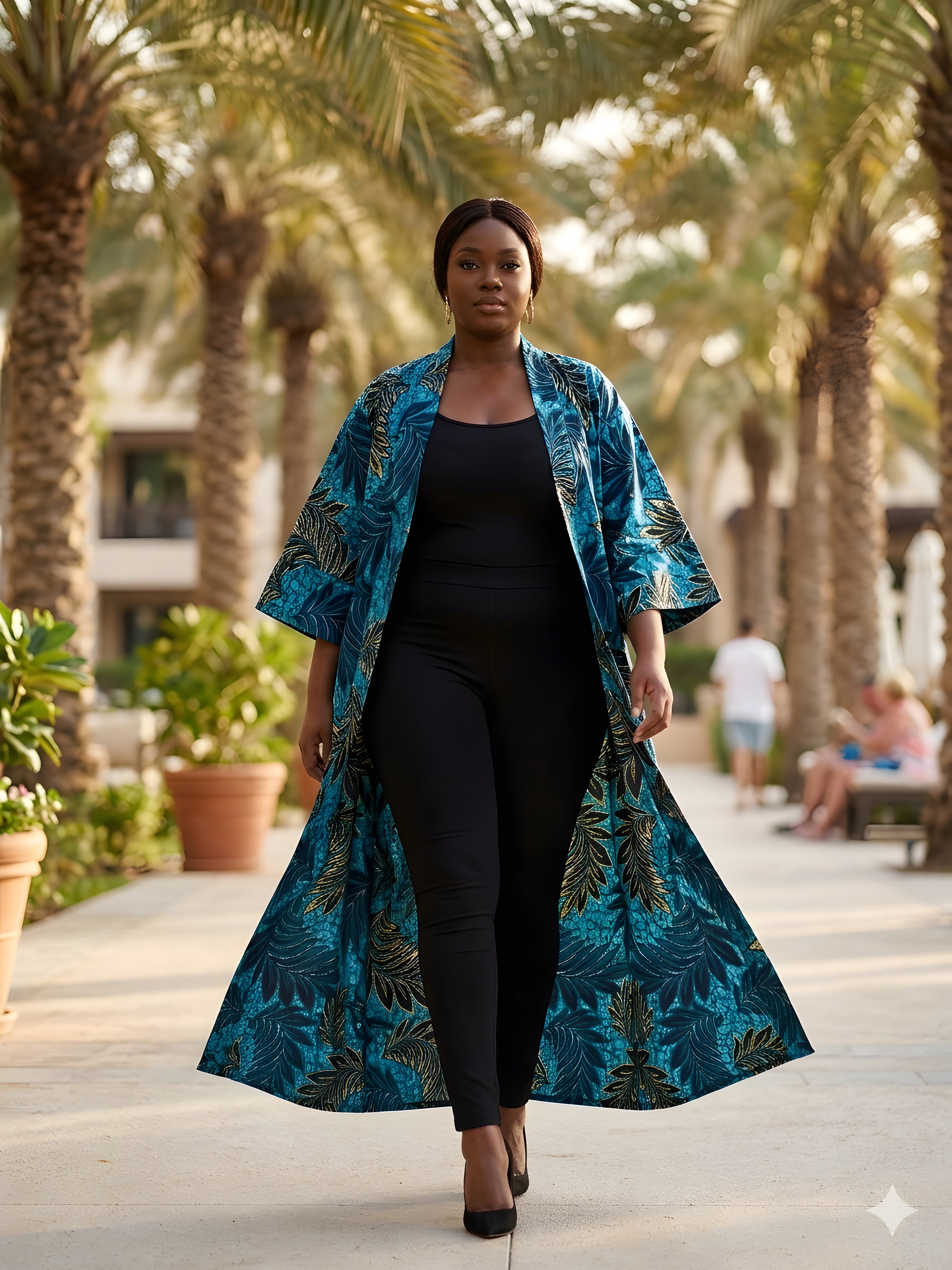 African Long Kimono | Robe | Duster | One Size