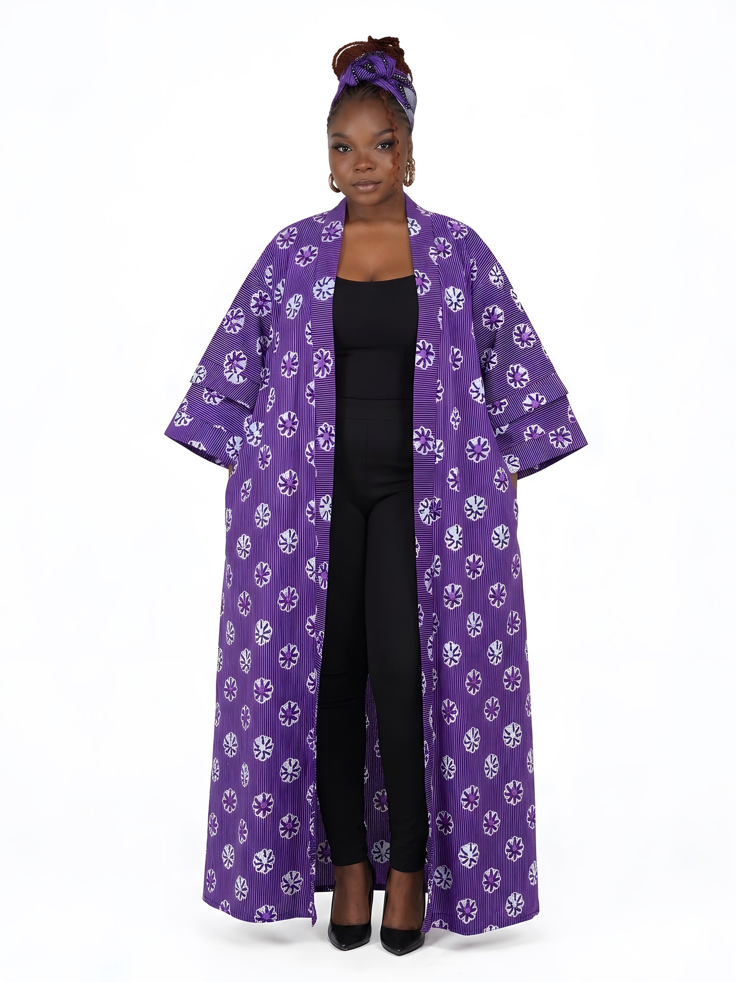 African Long Kimono | Robe | Duster | One Size