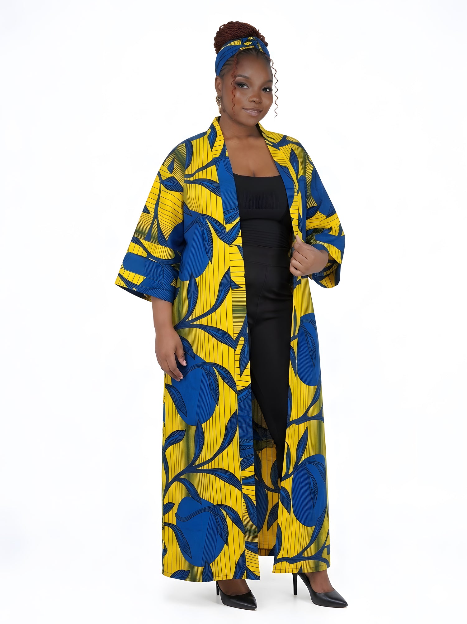 African Long Kimono | Robe | Duster | One Size