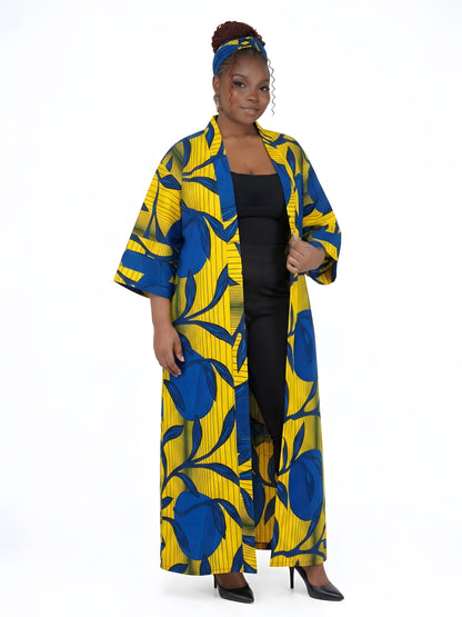 African Long Kimono | Robe | Duster | One Size