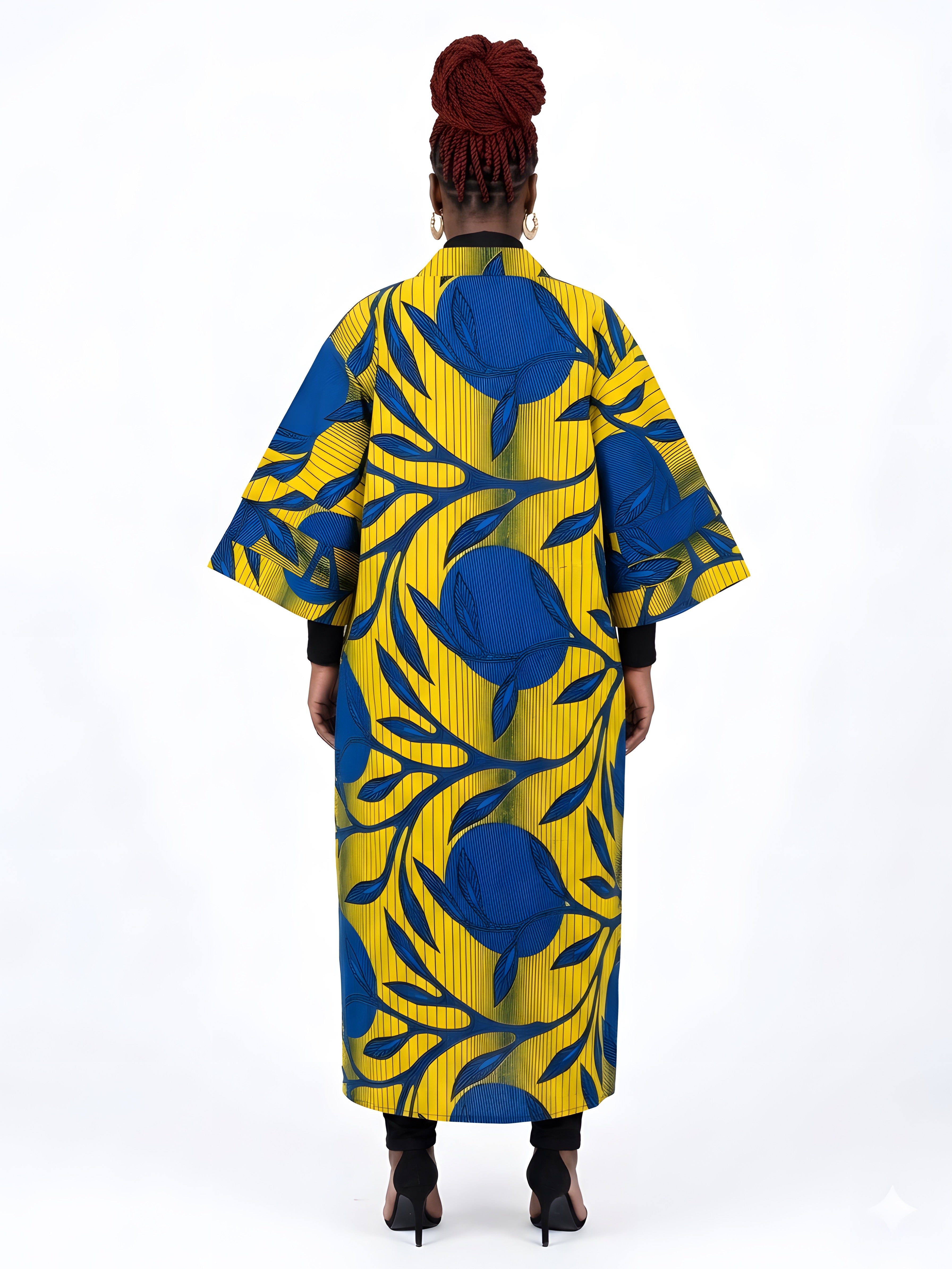 African Long Kimono | Robe | Duster | One Size