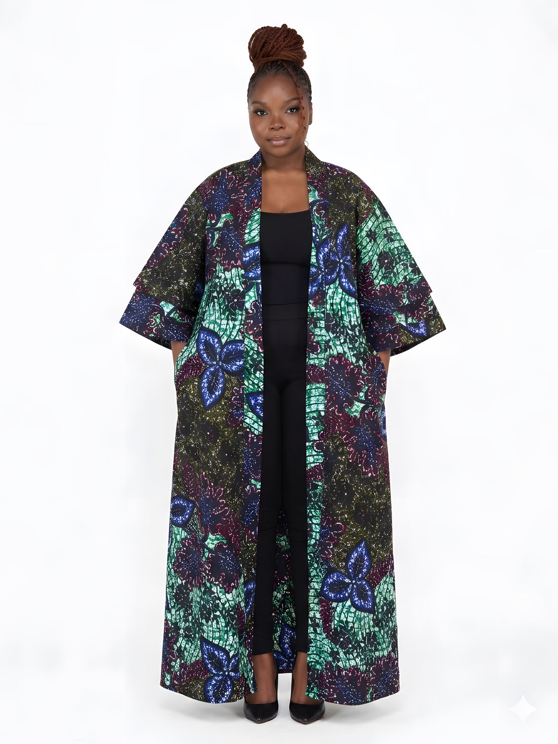 African Long Kimono | Robe | Duster | One Size