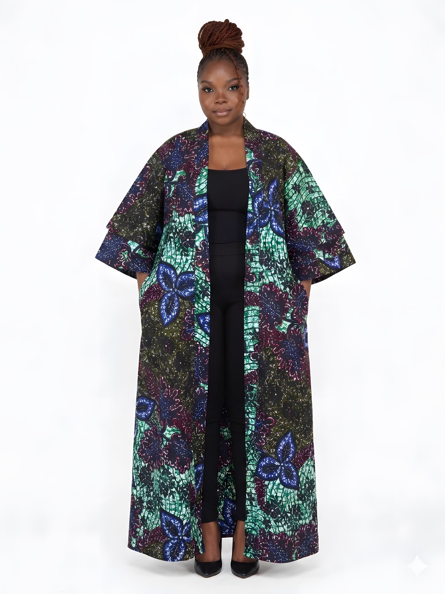 African Long Kimono | Robe | Duster | One Size
