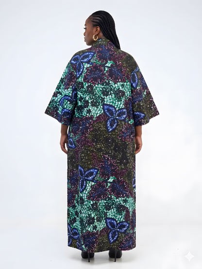 African Long Kimono | Robe | Duster | One Size