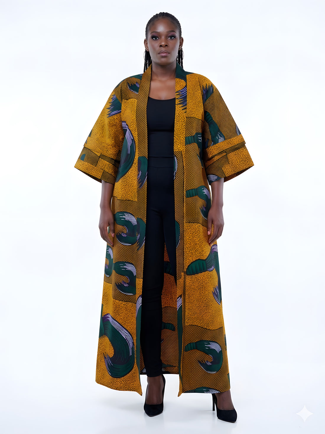 African Long Kimono | Robe | Duster | One Size