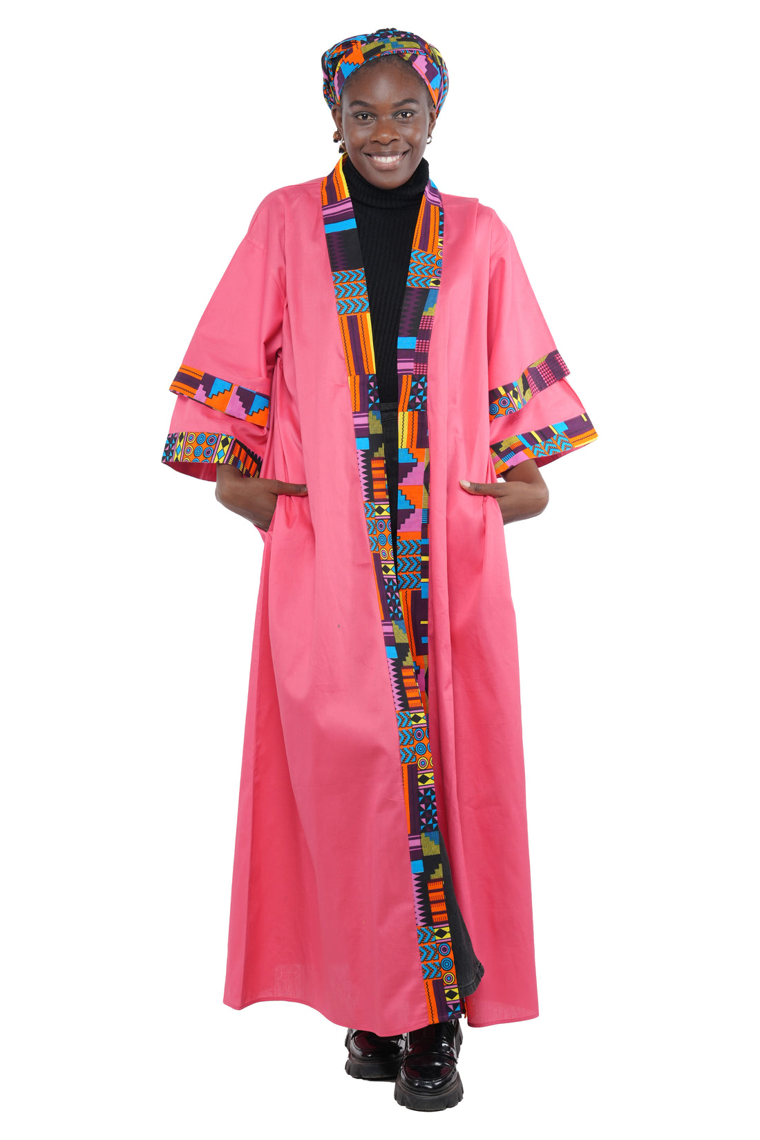 Ankara Long Duster | Robe | Kimono