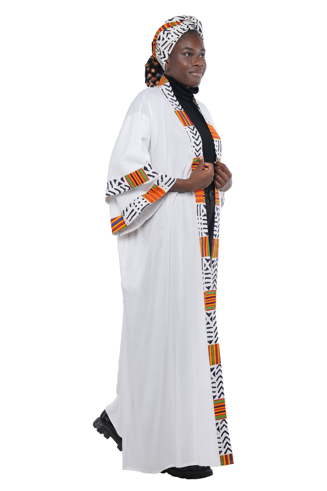 Ankara Long Duster | Robe | Kimono