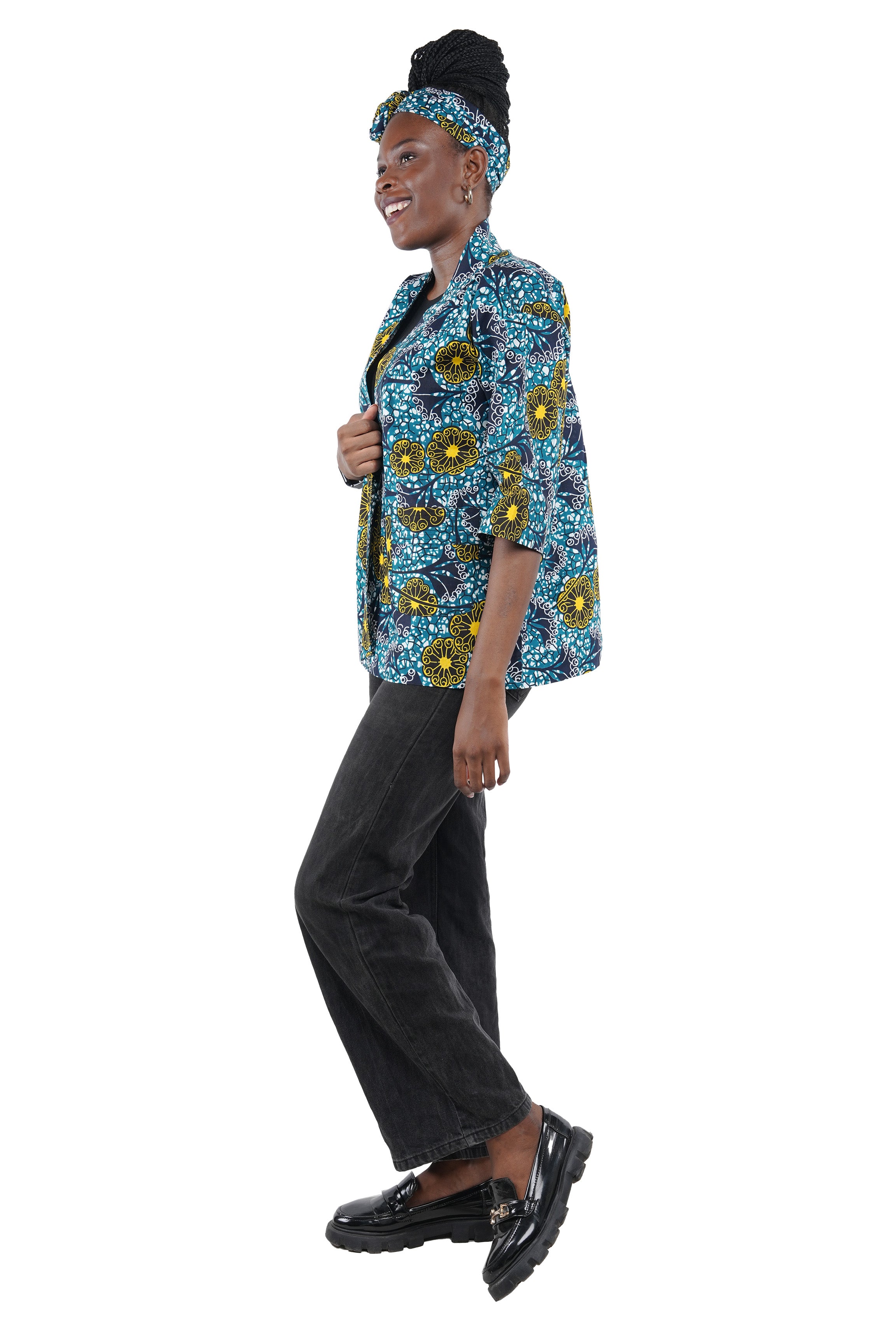 African Short Kimono