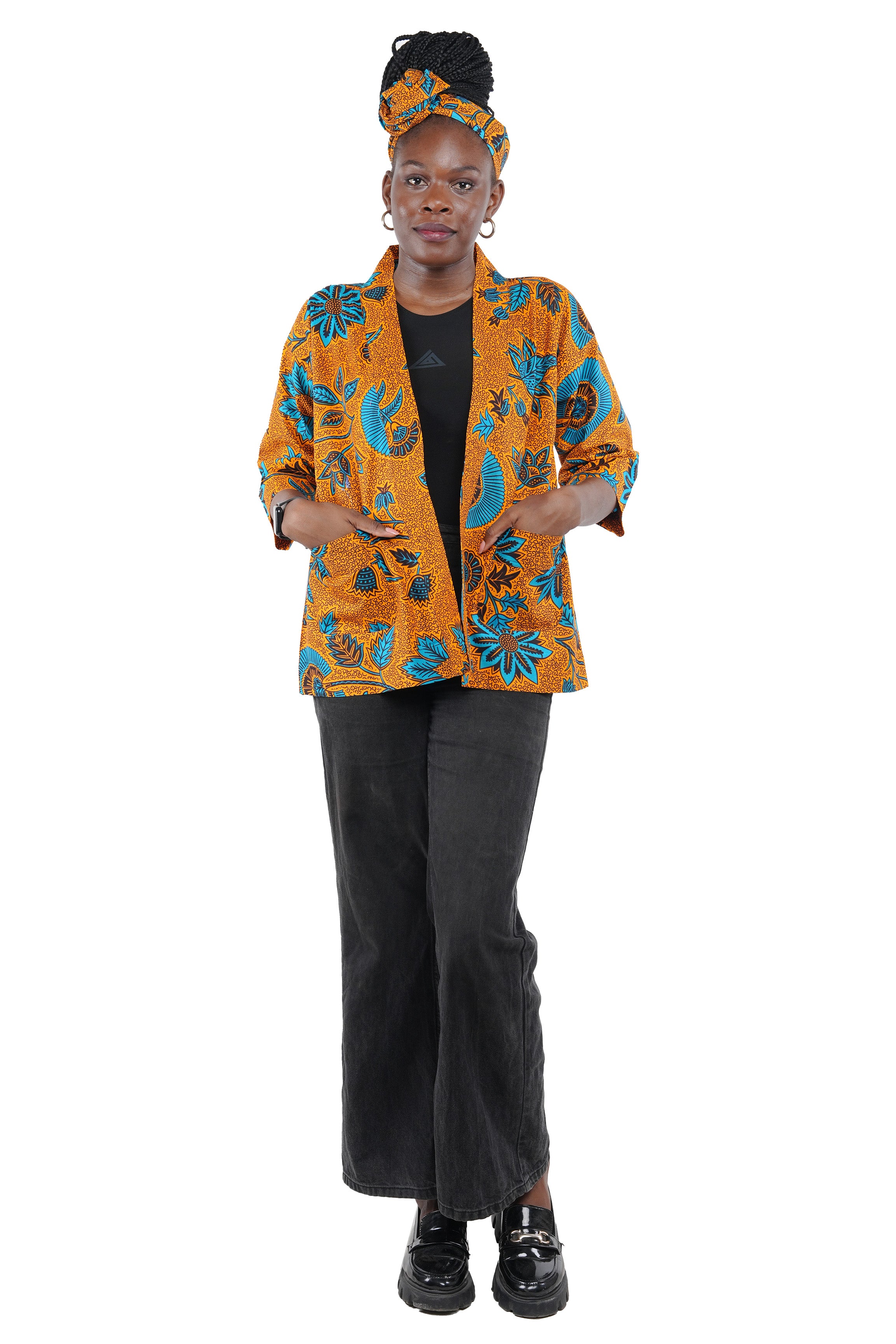 African Short Kimono