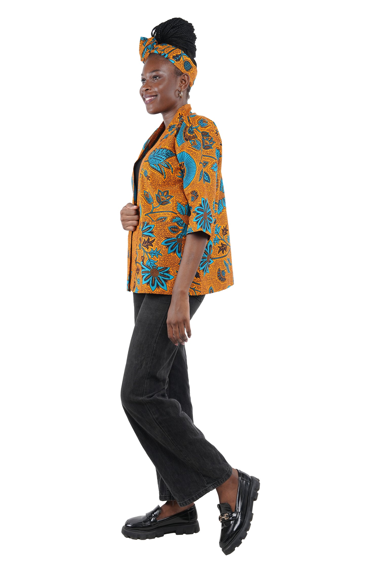 African Short Kimono