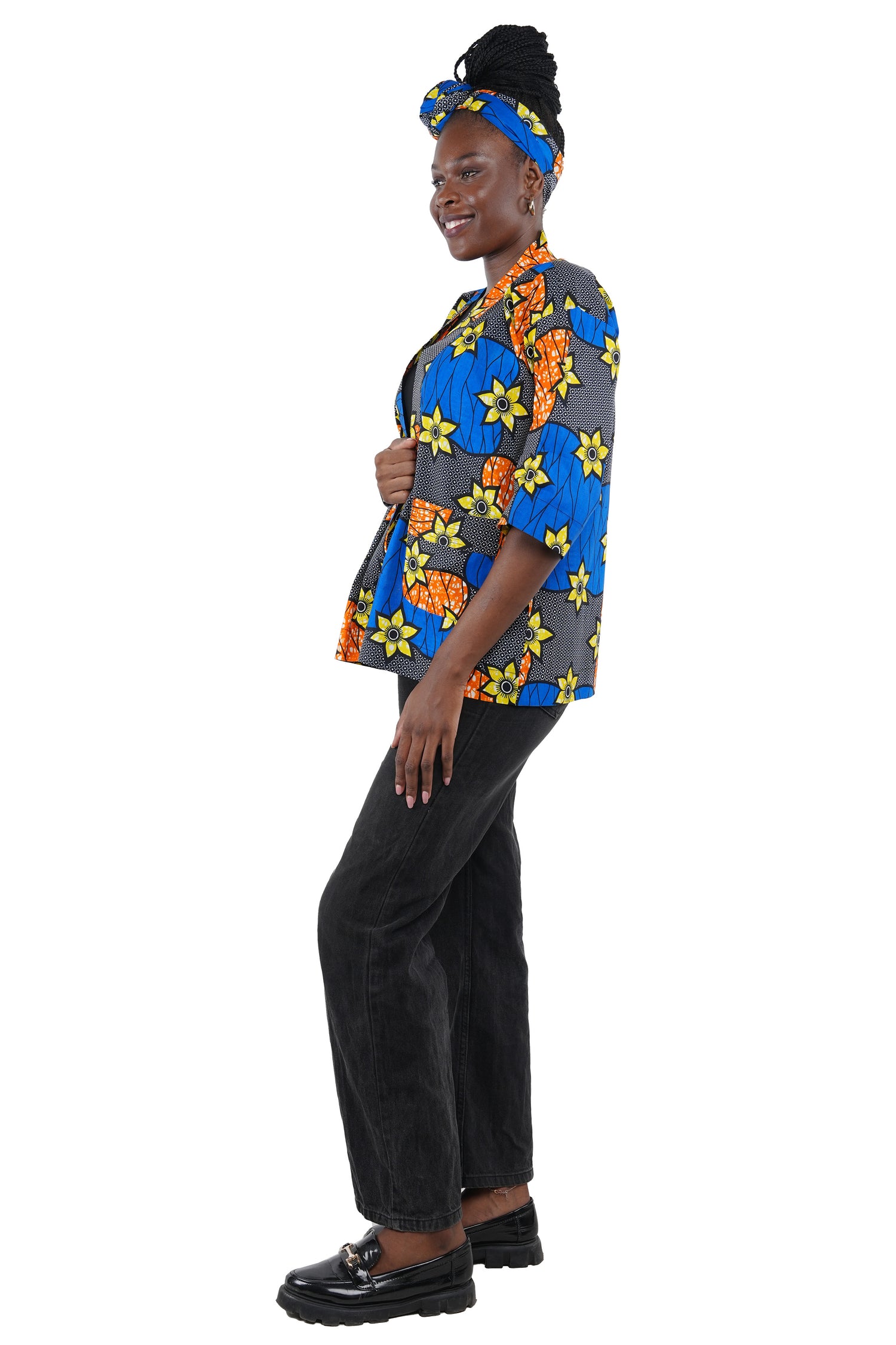 African Short Kimono