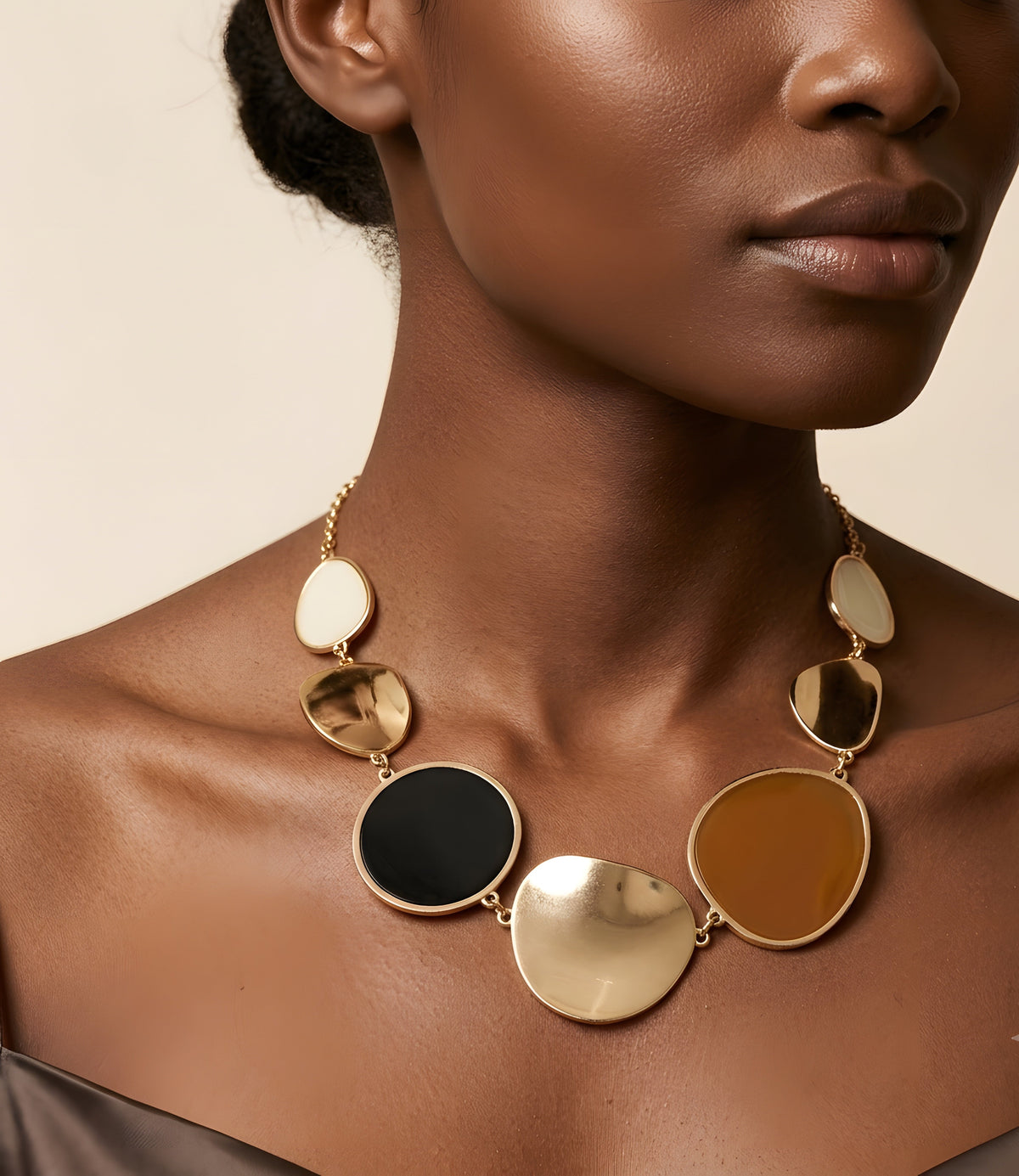 Geometric Asymmetrical Necklace