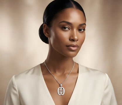 Ese Ne Tekrema Adinkra Symbol Pendant Necklace