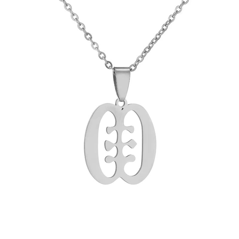 Ese Ne Tekrema Adinkra Symbol Pendant Necklace