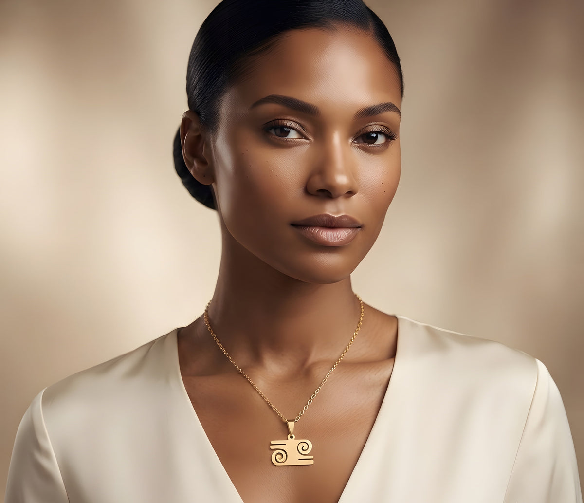 Kwatakye Atiko Symbol Pendant Necklace