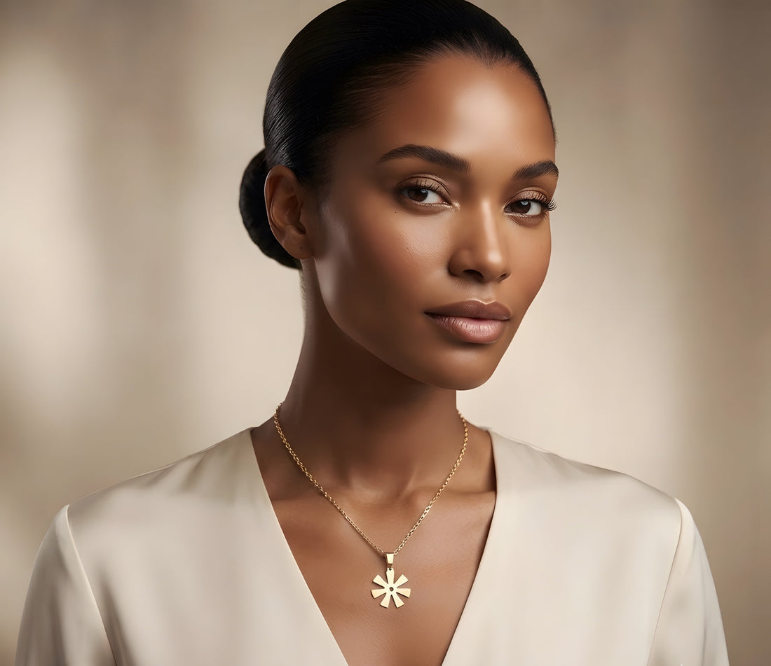 Ananse Ntontan Adinkra Symbol Pendant Necklace