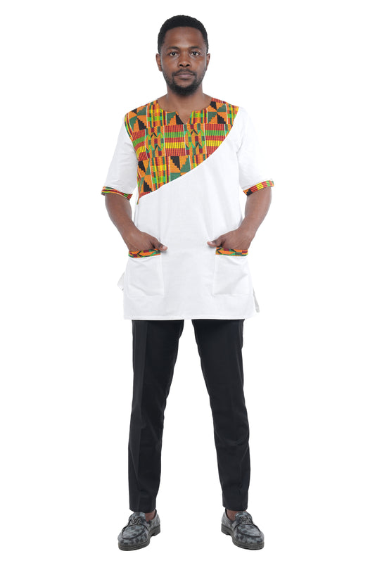 Men's African Print Short Sleeves Shirt