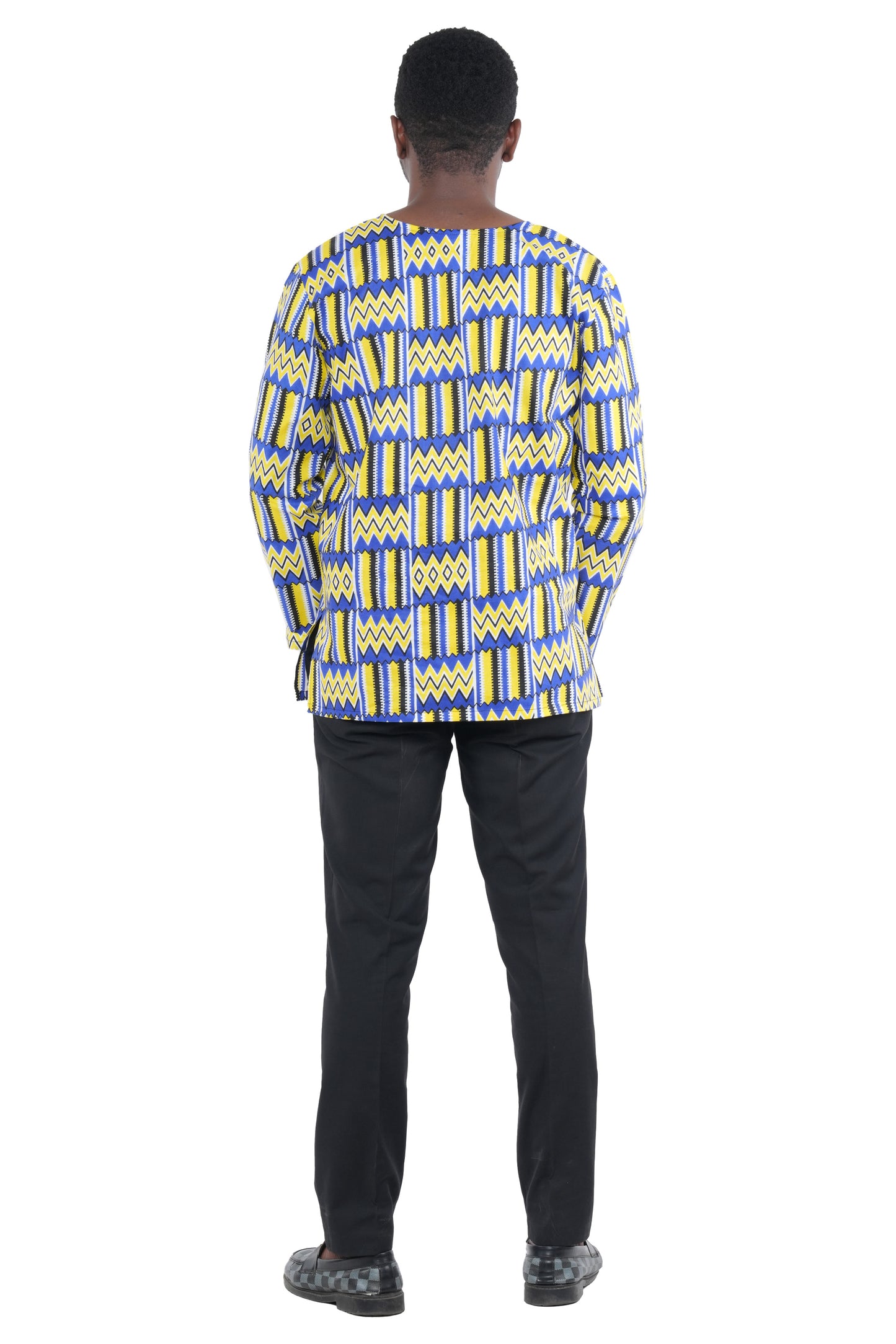 Men's African Print Long Sleeves Shirt