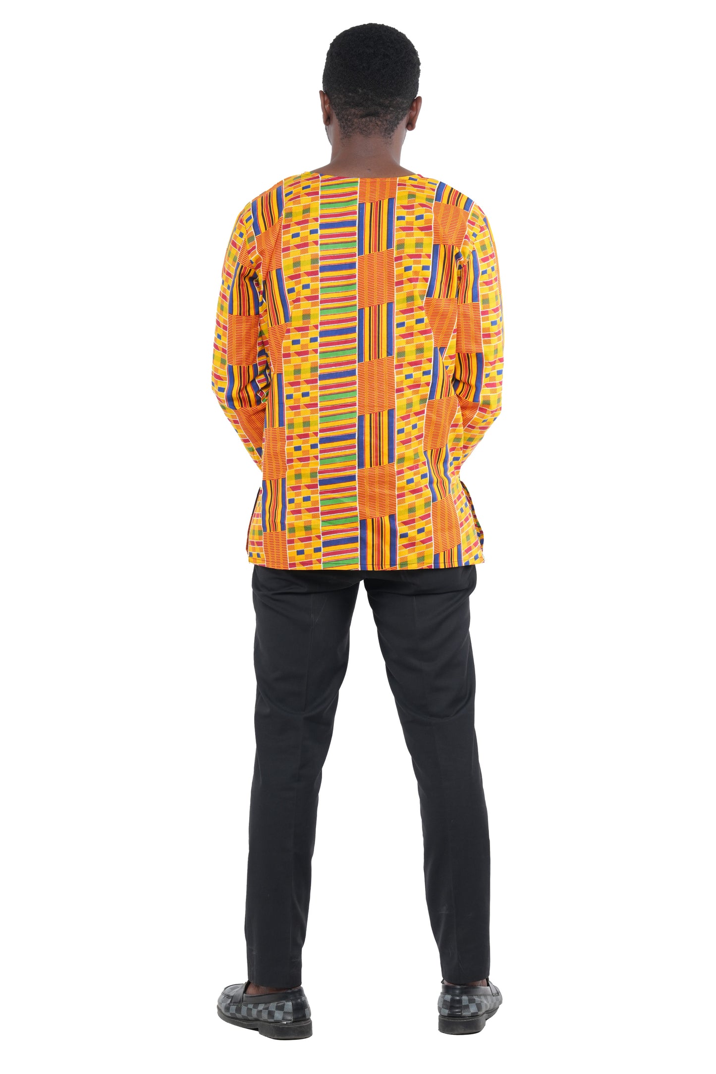 Men's African Print Long Sleeves Shirt