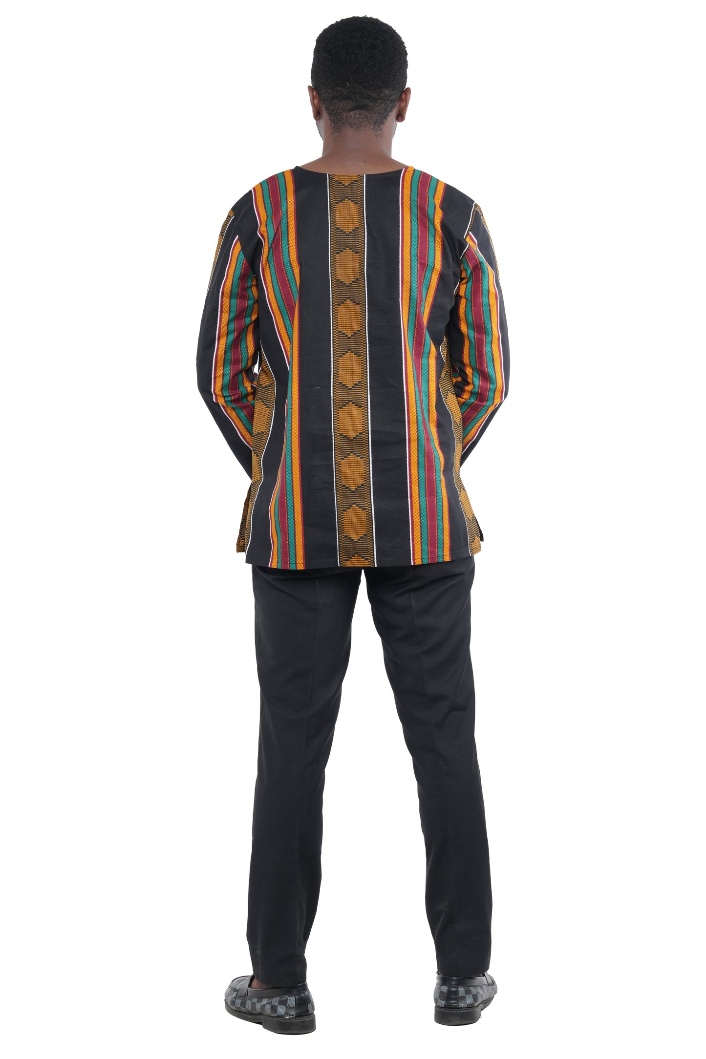 Men's African Print Long Sleeves Shirt